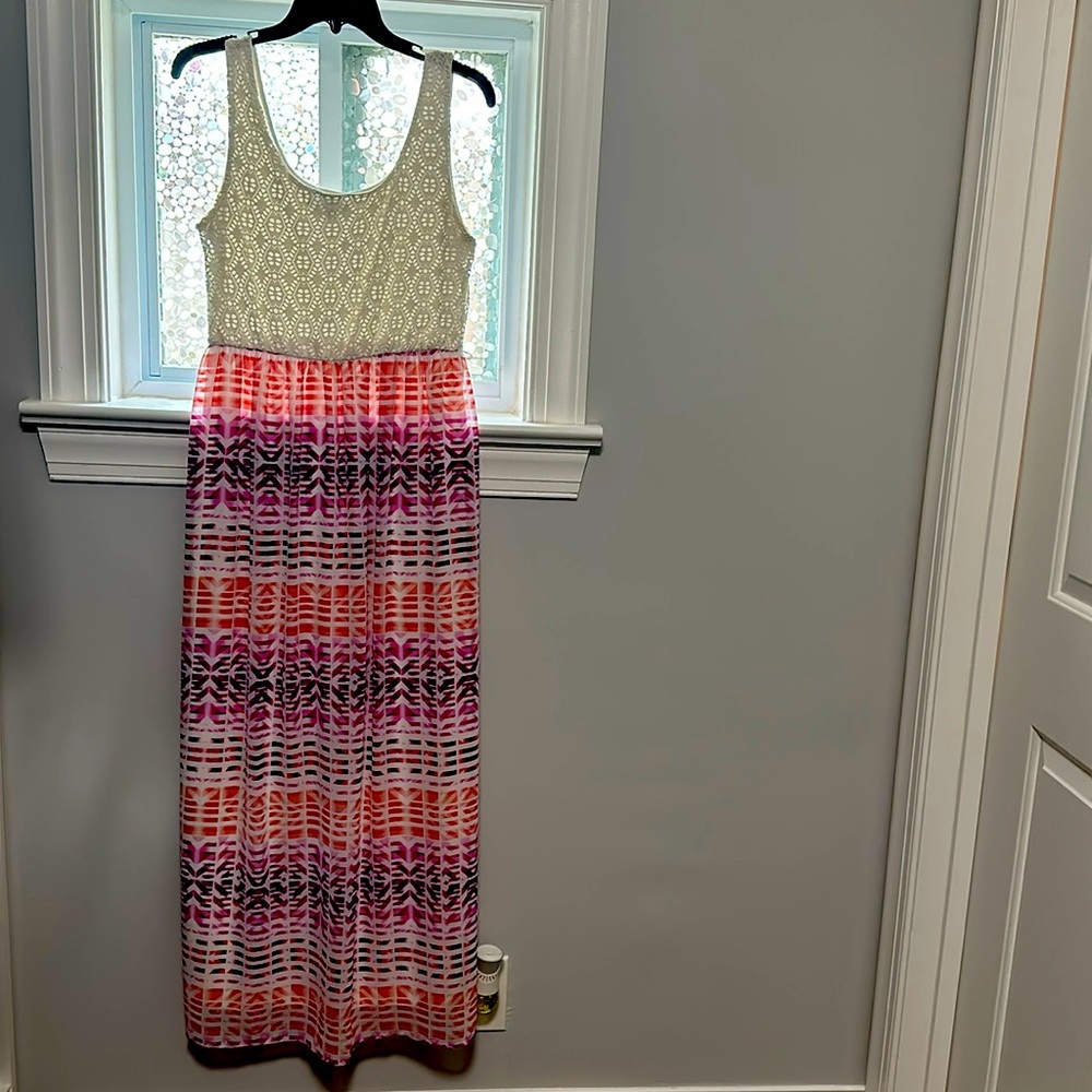 Beautiful crochet top dress by lily rose